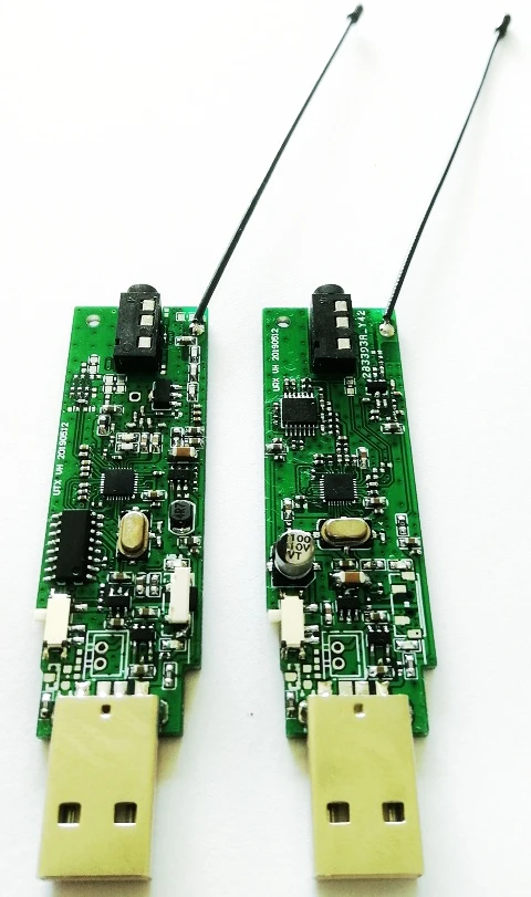 Módulo transmisor de Audio Digital Inalámbrico UHF, transmisión de Audio sin pérdidas de larga distancia