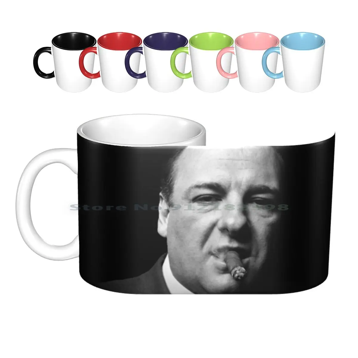 Tony Soprano | The Sopranos Ceramic Mugs Coffee Cups Milk Tea Mug Tony Soprano The Sopranos Sopranos James Gandolfini James