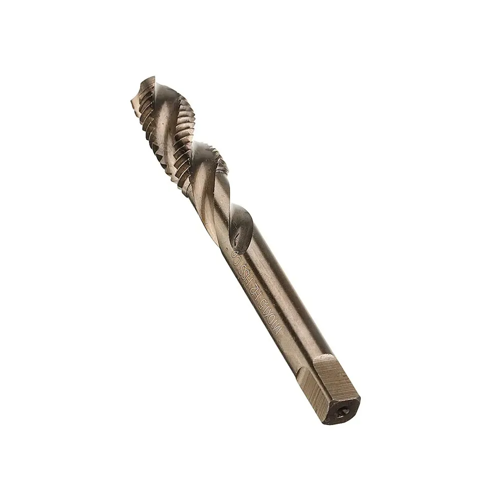 M3-M10 Spiral Tap HSS- Co Cobalt M35 Machine Sprial Flutes Taps Metric Screw Tap Right Hand Cobalt Tap Power Tool Drill Bit