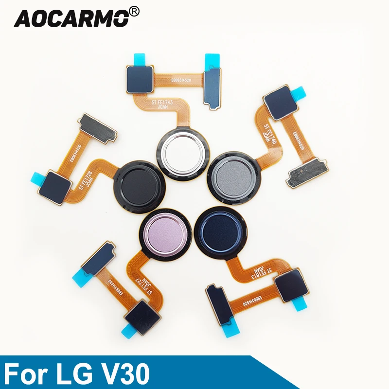 

Aocarmo, сканер отпечатков пальцев для LG V30 Home Button, сканер отпечатка пальца, сенсорный идентификатор