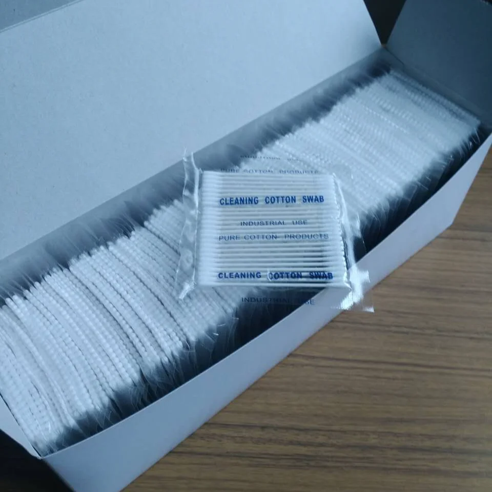 10bags Lot High quality OEM Domestic anti-static Cotton swab Purification cotton swab Dust-free cotton swab as HUBY-340