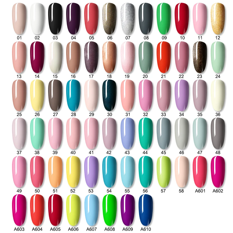 ROSALIND Nail Gel Pen Nail Gel Polish Soak Off UV LED Top Coat 68 Colors Enamel Nail Art Design Manicure Nail Painting Lacquer