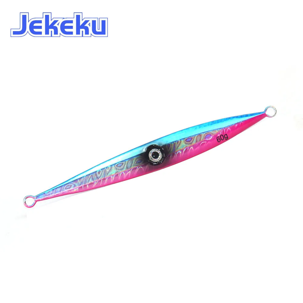 Jekaku Umpan Pancing Jig Logam Baru 40G 60G 80G 100G 120G Memancing Ikan Jigging Bass Laut Umpan Buatan Umpan Pancing