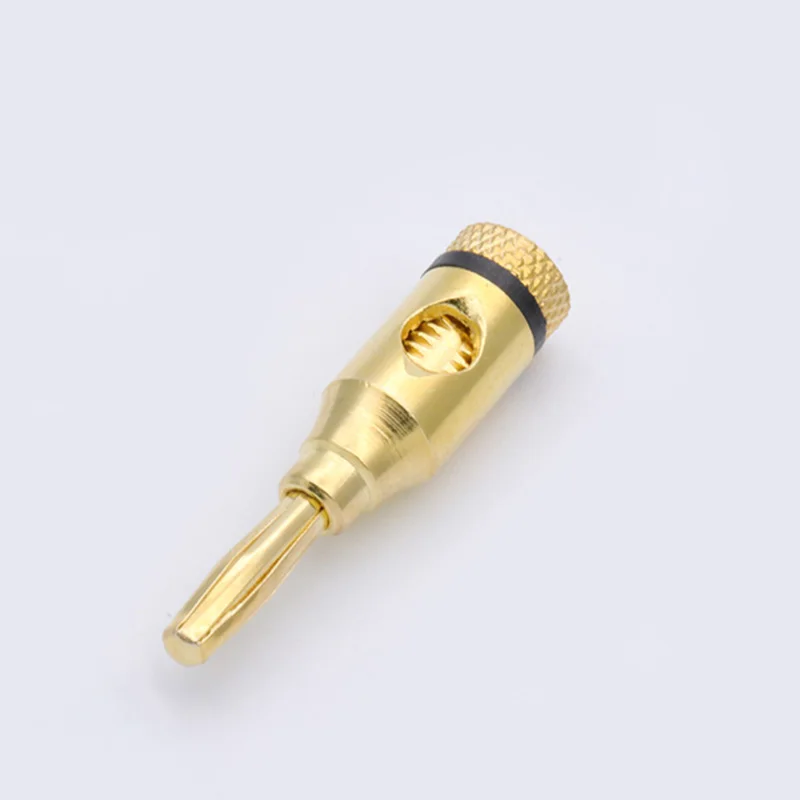 12pcs Banana Plug Connector Corrosion-Resistant Banana Connector for Audio Video Amplifier Speaker Cable Jack