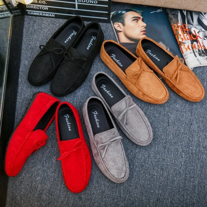 Summer Shoes Men Flats Slip On Male Loafers Driving Moccasins Homme Men Casual Shoes Fashion Dress Wedding Footwear