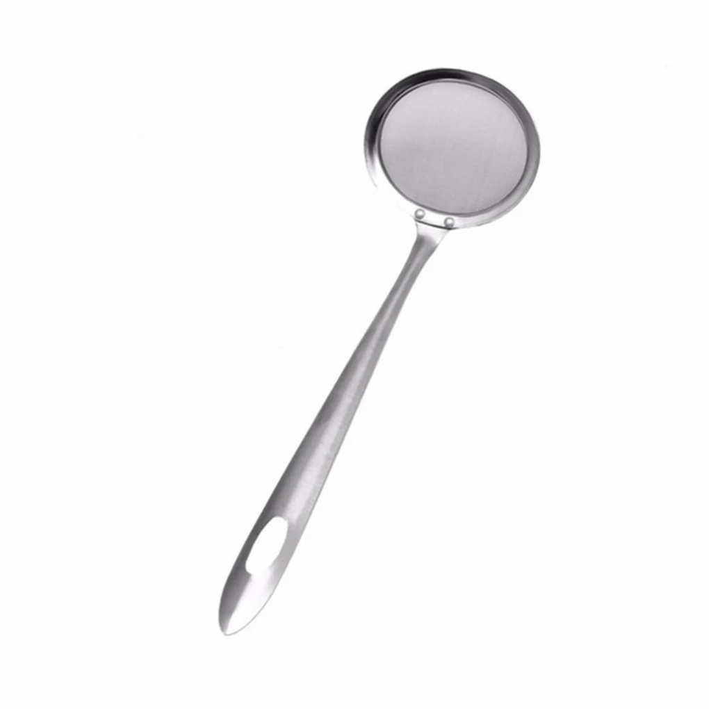 Cuillère filtrante en acier inoxydable, passoire, gadget, vidange d\'eau végétale, outil de cuisine intégré, accessoires de cuisine