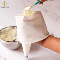 25-55Cm DIY Cotton EVA Kem Bánh Ngọt Cho Lcing Túi Tái Chế Trang Trí Bánh Dụng Cụ Nướng Nấu Đường Ống Túi phụ Kiện Nhà Bếp