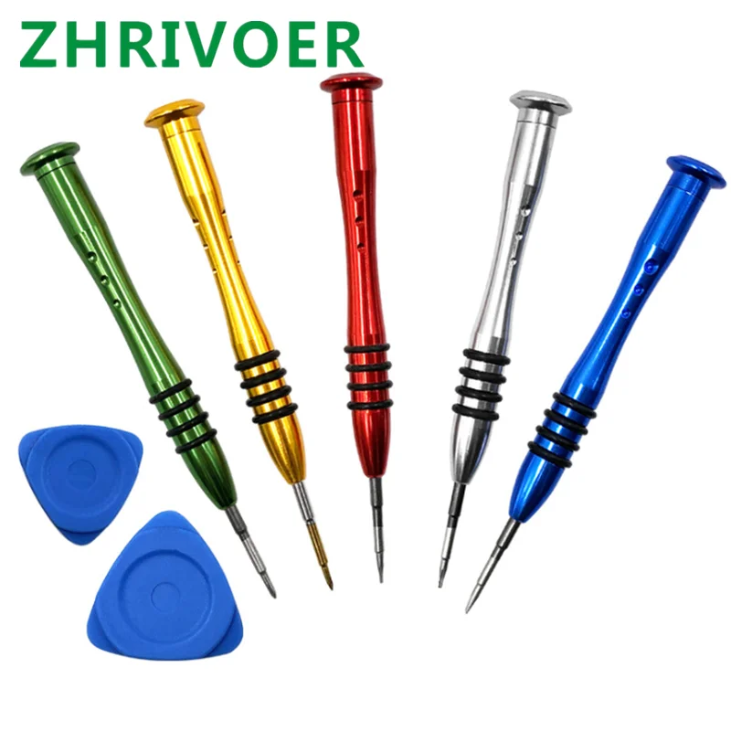 1pcs 7-in-1 S2 aluminum alloy telecommunication screwdriver set for Android mobile phone disassembly and maintenance