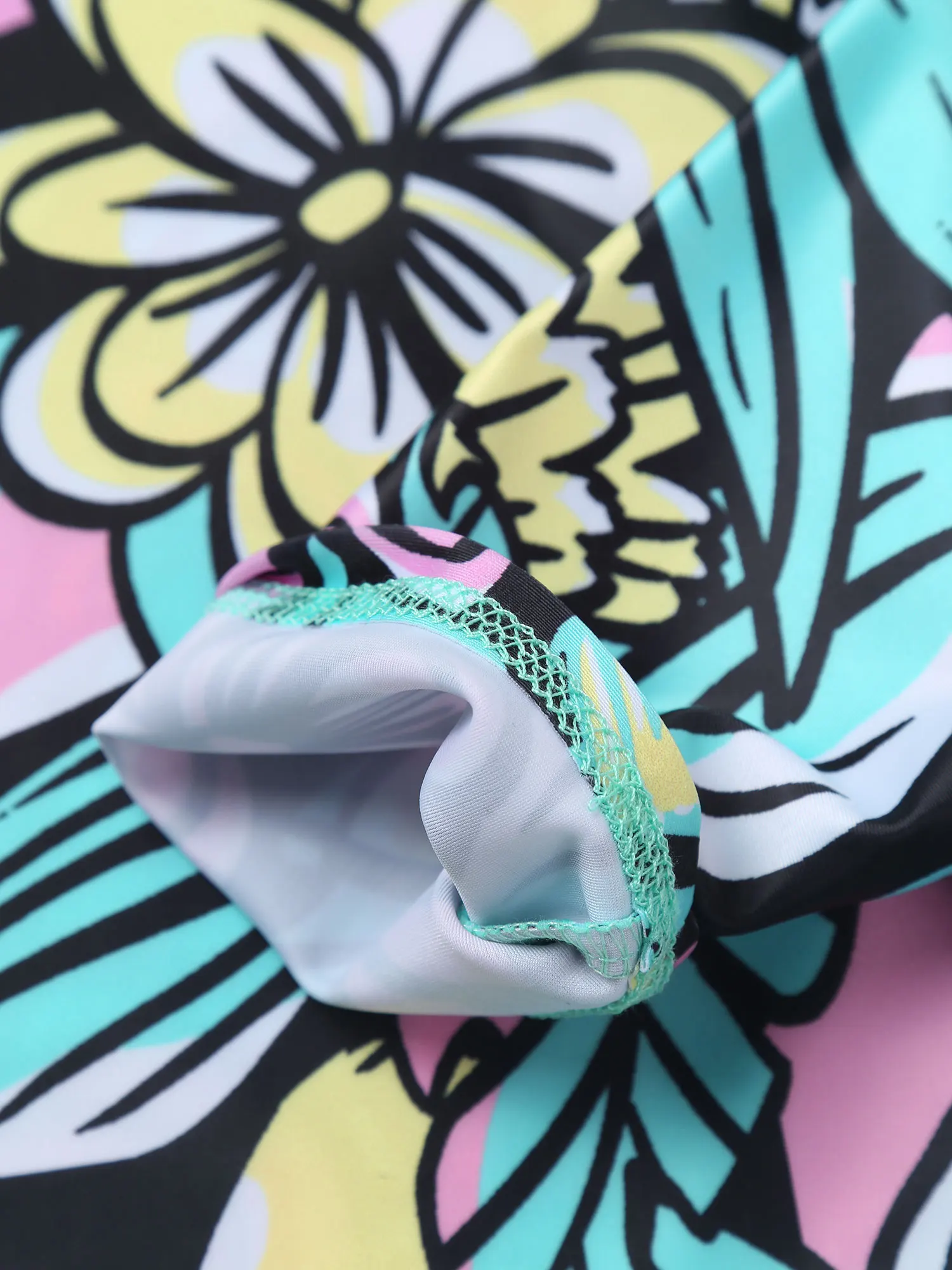 أطفال بنات قطعتين ثوب السباحة الأطفال ملابس السباحة زهرة ملابس منقوشة بكم طويل ملابس السباحة مع تنورة مجموعة ملابس السباحة الشاطئ