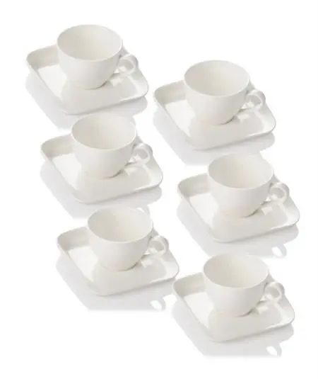 DOLBOVIACAR PORCELAIN 6'LI TEA FİNCAN KIT 220 ML mug кружка coffee cup cup اكواب قهوه tazas