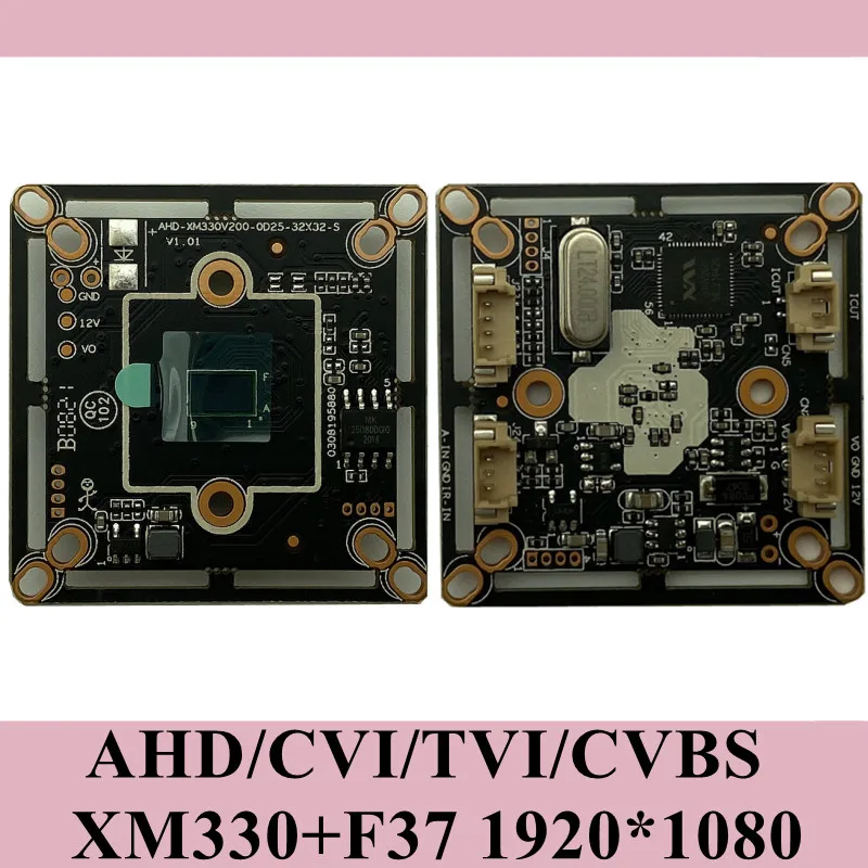 1920*1080 1080 2.0MP AHD Camera Module Board XM330+F37 38*38mm UTC BNC DC 12V CCTV Security Surveillance