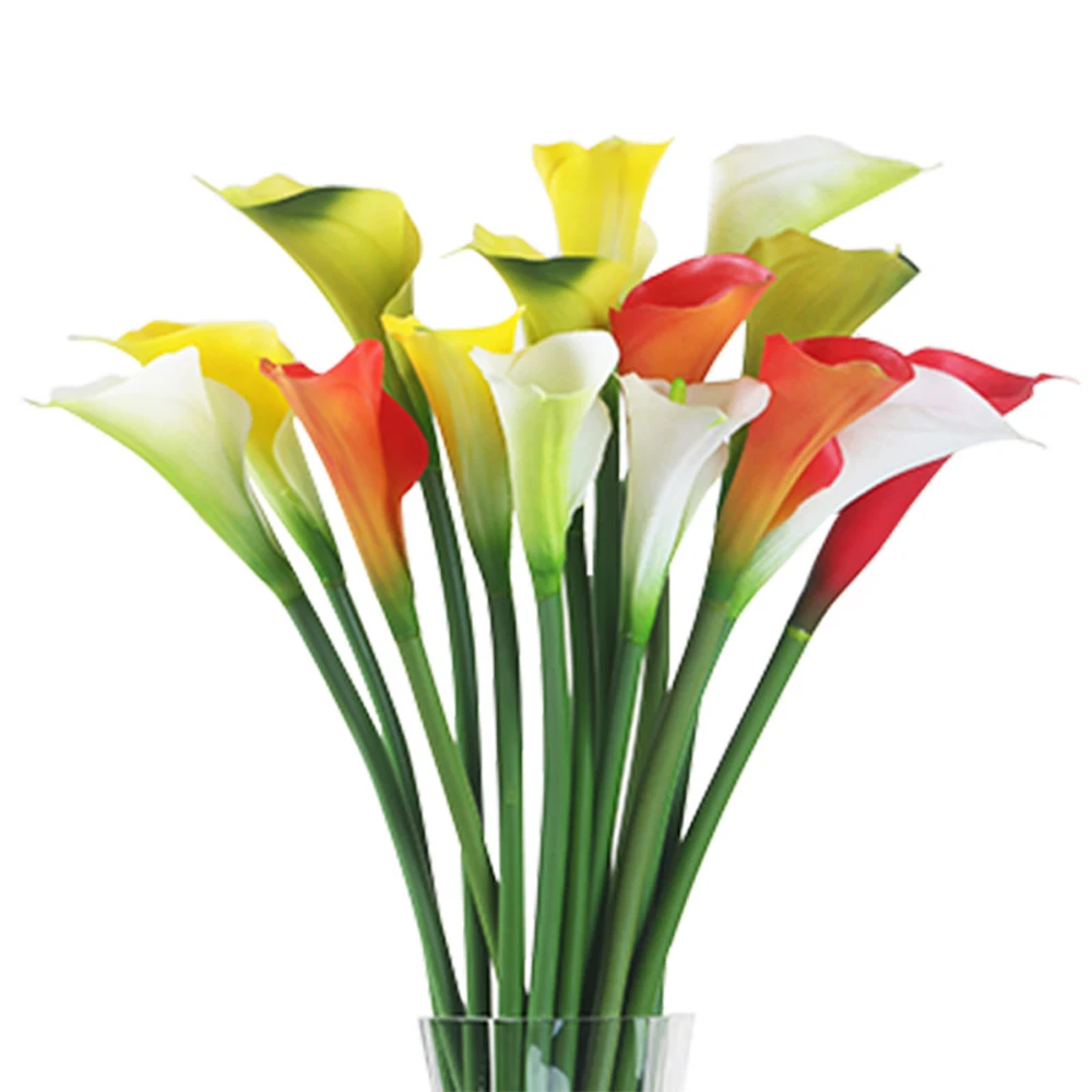 

8pcs artificial flower bouquets Calla lily flower bouquets artificial flower bunches