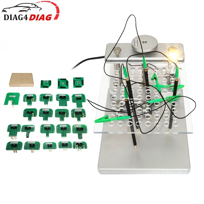 

Full Set Metal LED BDM Frame Stainless Steel with 22pcs BDM Probe Adapters ECU Chip Tuning Tool For K-E-S K-t-a BDM100