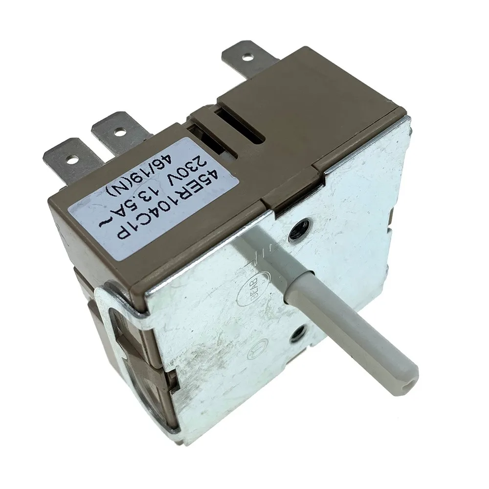 45ER104C1P Pojedynczy regulator energii Kuchenka/płyta kuchenna/zakres/płyta grzejna/piekarnik Nieskończony przełącznik dla Hotpoint, Electrolux