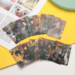 16PCS/Set Anime Demon Slayer Kamado Tanjirou Nezuko Cosplay Prop PVC Transparent Photo Collection Bookmark Card Decorations