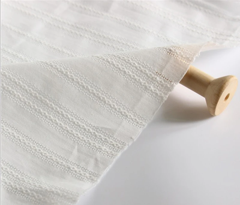 100 cm * 148 cm Jacquard 100 % Baumwollstoff Weiches Hemd Kinder Kleidung Material Meter – Detail 4
