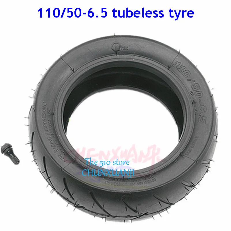 11 Inch Mini Bike Tires 110/50/6.5 or 90/65/6.5 Front Rear Tire Tubeless Tyres for 47cc 49cc  Dirt  Scooter  Moto