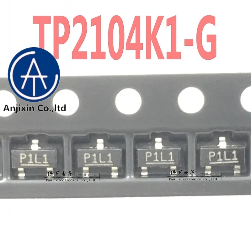 

10pcs 100% orginal and newMOS FET TP2104K1-G TP2104 silk screen P1L1 SOT-23 patch real stock