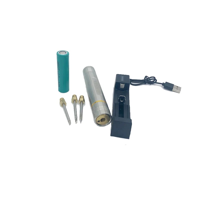 BJ-01 510 Mini Electric Soldering Iron 10W Portable Wireless Solder Stations DIY Battery Heating Element Repair Tools 510 Tip