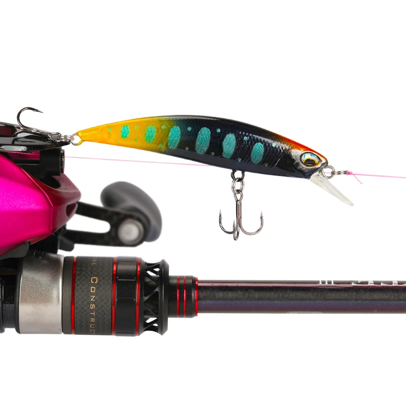 TSURINOYA 70S Sinking Minnow Casting Fishing Kit 6pcs 70mm 8.9g Hard Bait Articiaial Fishing Lure Bass Pike Trout Jerkbait Set