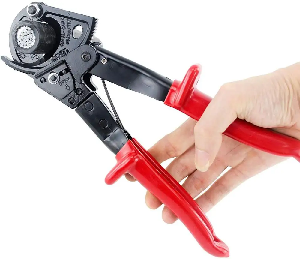 HS-325A 240mm2 Ratcheting Ratchet Cable Cutter Germany Design Wire Cutter Wire Cutter Necessary Household Practical Tool