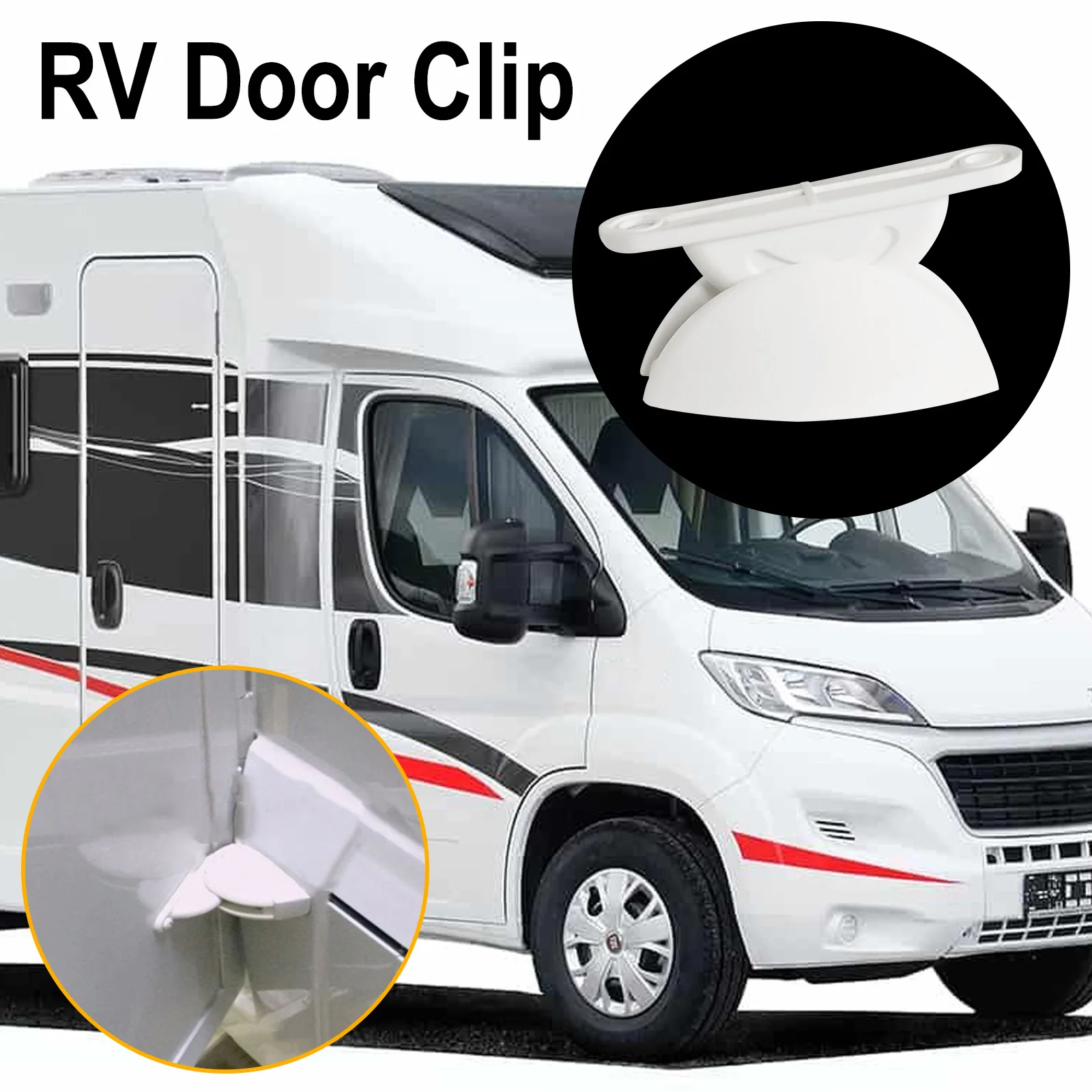 Door Retainer Catch RV Accessories for Caravan Motorhome Boat Camper Door Stopper Clip Nylon Door Catch Cabinet Cupboard Drawer