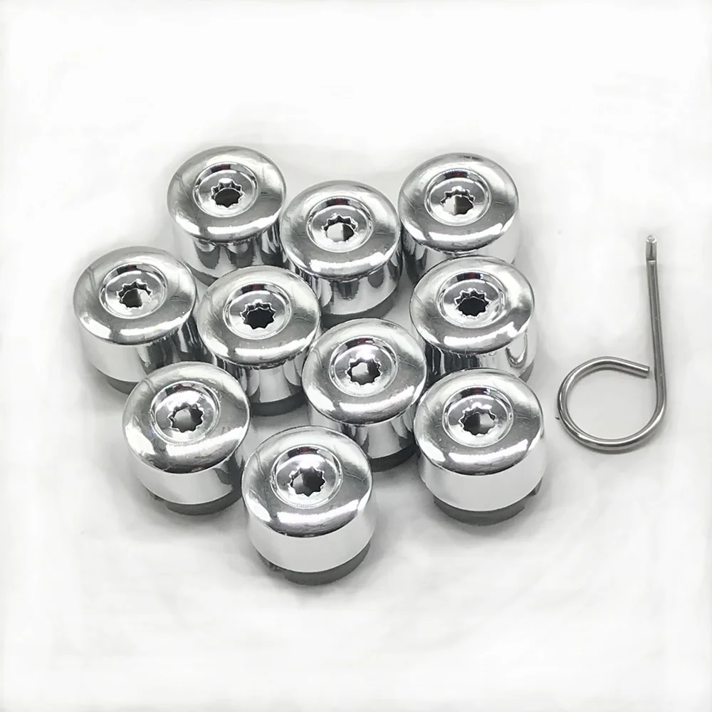 20x Wheel Lug Bolts Screw Caps Cover for Volkswagen VW Touareg 2004 2005 2006 2007 2008 2009 2010 2011 2012 2013 2014