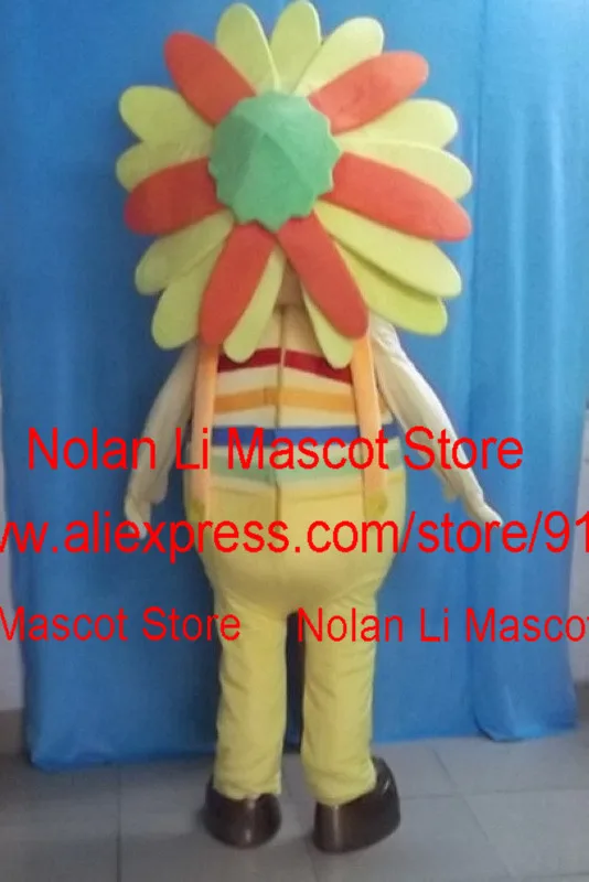 Girassol Mascot Costume for Birthday Party, Crayon Cartoon Set, Cosplay, Masquerade, tamanho adulto, novo, personalizado, 943