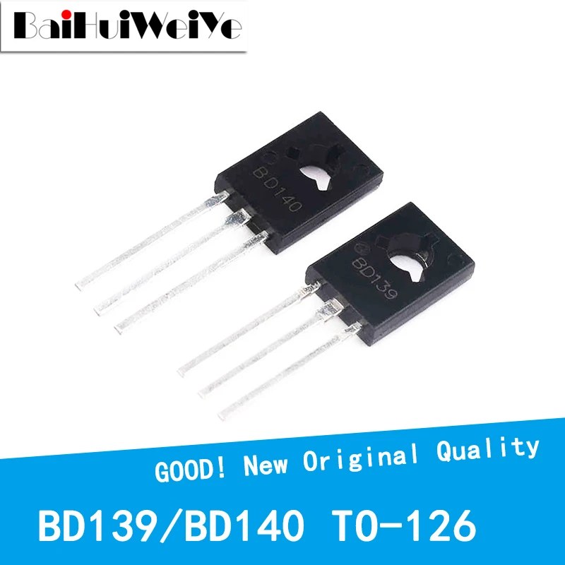 20PCS/LOT  D139 D140 10Pair Transistor Triode TO126 New Original IC Good Quality Chipset In Stock TO-126