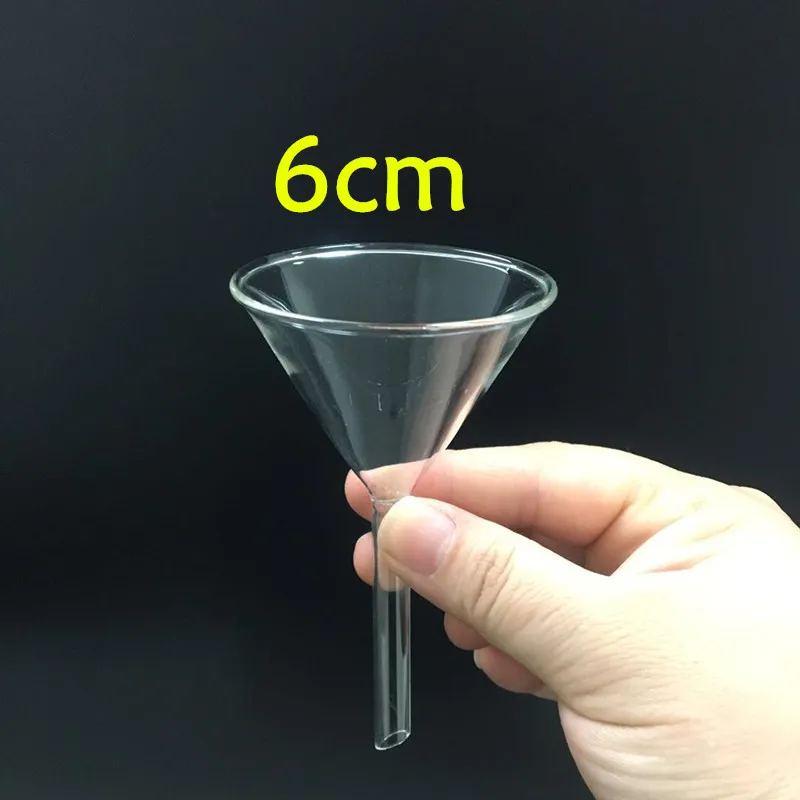 2Pcs/Set  90mm Laboratory High-quality Glass Funnel Conical Funnel Filter Device