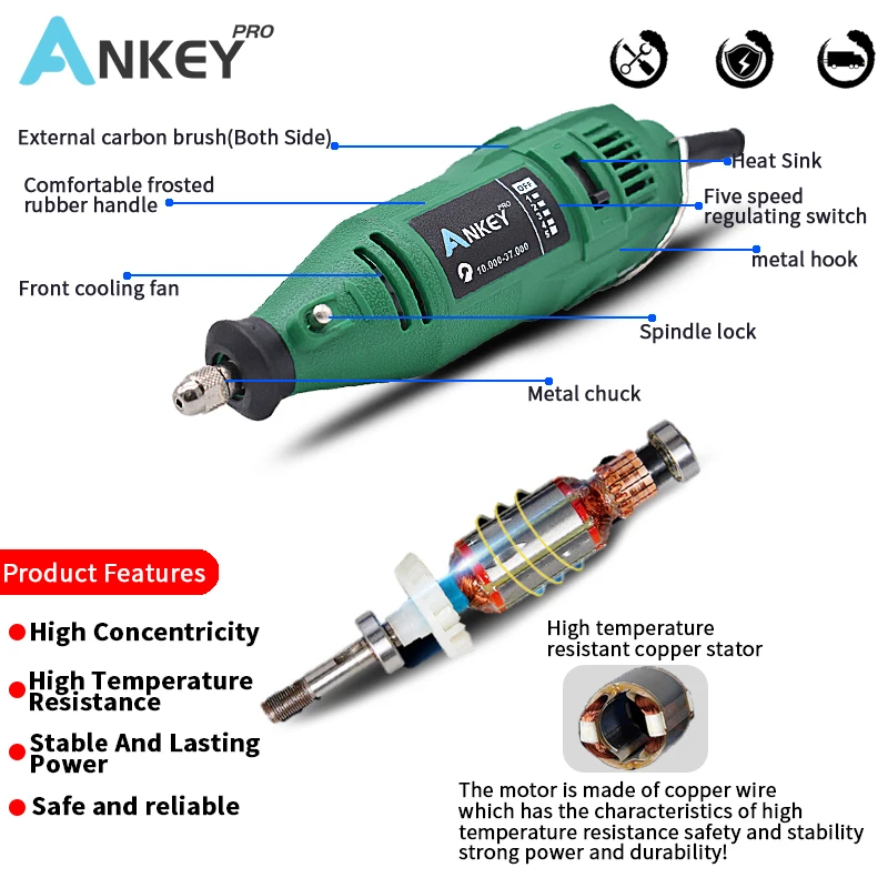 Mini moedor elétrico 180w, mini ferramenta de gravura, ferramentas elétricas dremel, caneta rotativa, máquina diy