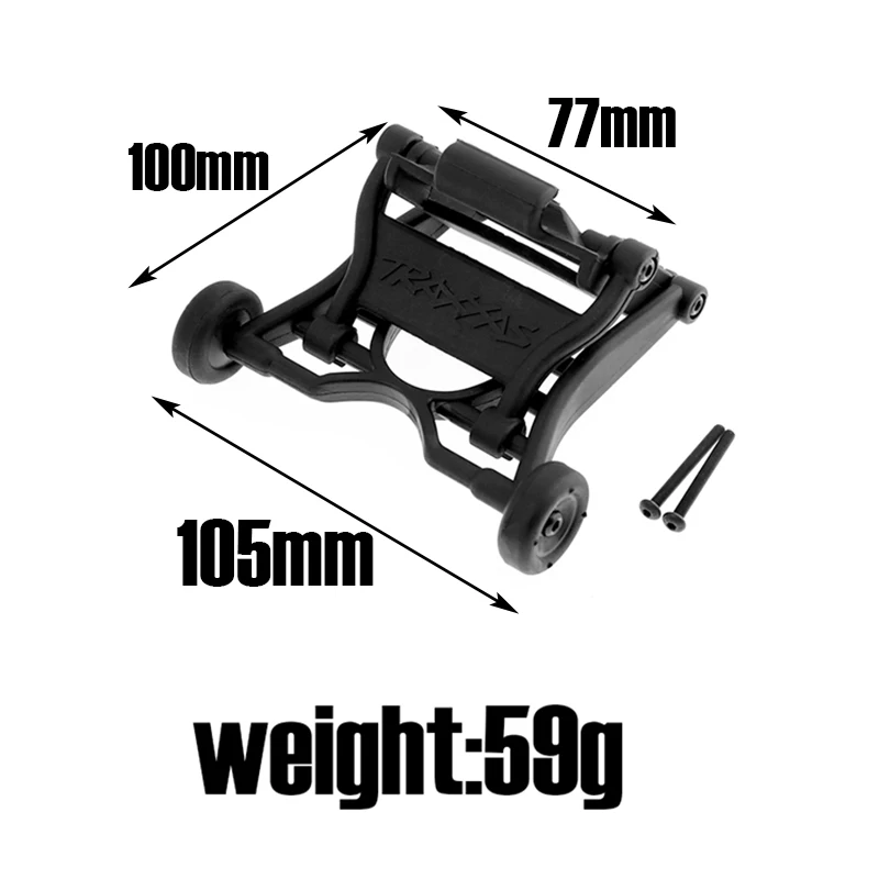 1 pcs Plastic Head-up Wheel 4975 Tumbling Wheels Wheelie Bar Anti-roll For RC Car TRAXXAS 1/10 E-MAXX T-MAXX