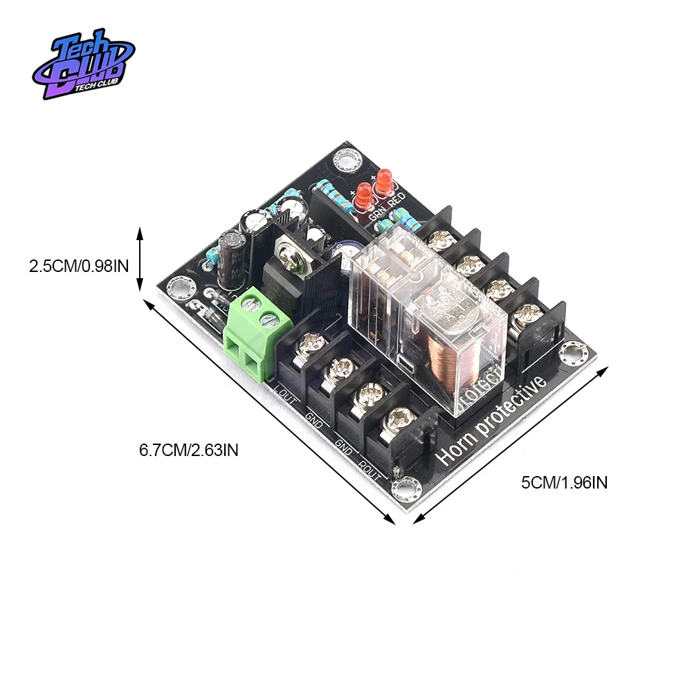 New Audio Portable Speakers 2.0 Speaker Protective Board AC 12V-18V Relay Protection Board Tool Accessories