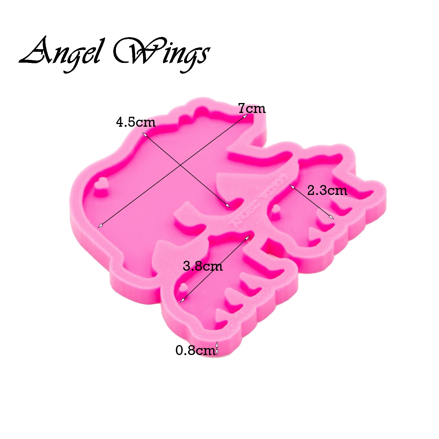 DIY Shiny Silicone Key Ring Mold Crystal Epoxy Resin Mould Mother Bear Baby Bear Mold for Key Chain DY0056