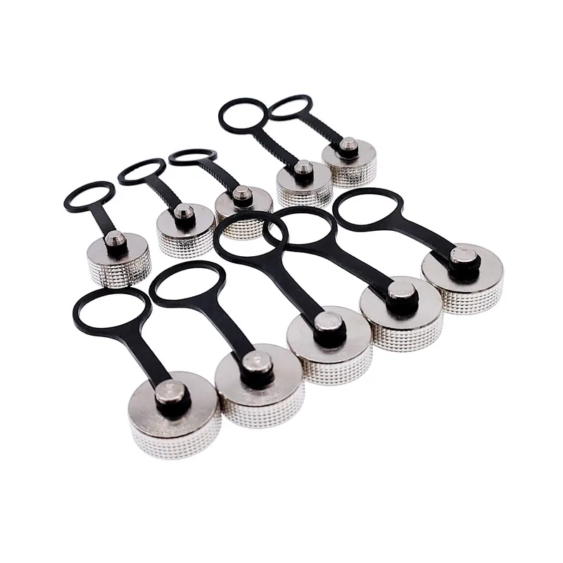 GX12 GX16 Connector Plug New Cover Waterproof Dust Metal Cap Circular Connector Protective Sleeve