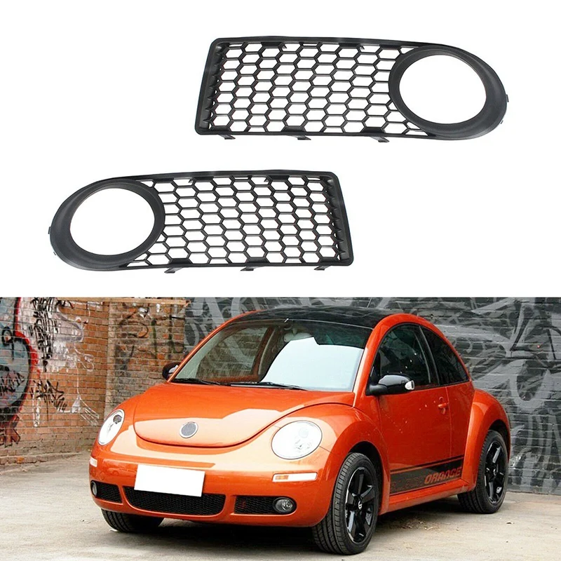 

1C0807683C 1C0807684C Car Front Bumper Fog Light Grill Honeycomb Mesh Grille Cover For VW Volkswagen Beetle / Cabrio 2006-2011