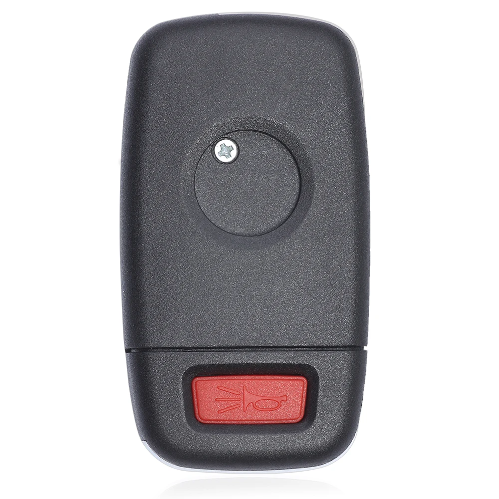 KEYECU 4 Button Remote Flip Key Shell with 4 button + 1 panic 5 Button for VE HOLDEN Commodore Compatible For Pontiac G8