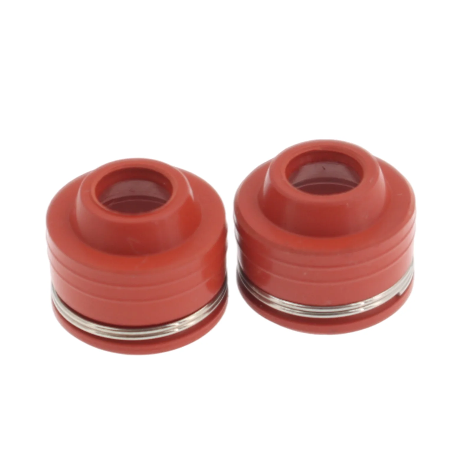 Wilebo GY6 Cylinder Head Valves Stem Oil Seals for 139QMB 152QMI 157QMJ Chinese 50cc 125cc 150cc Scooter Moped ATV Go Kart（2pcs）