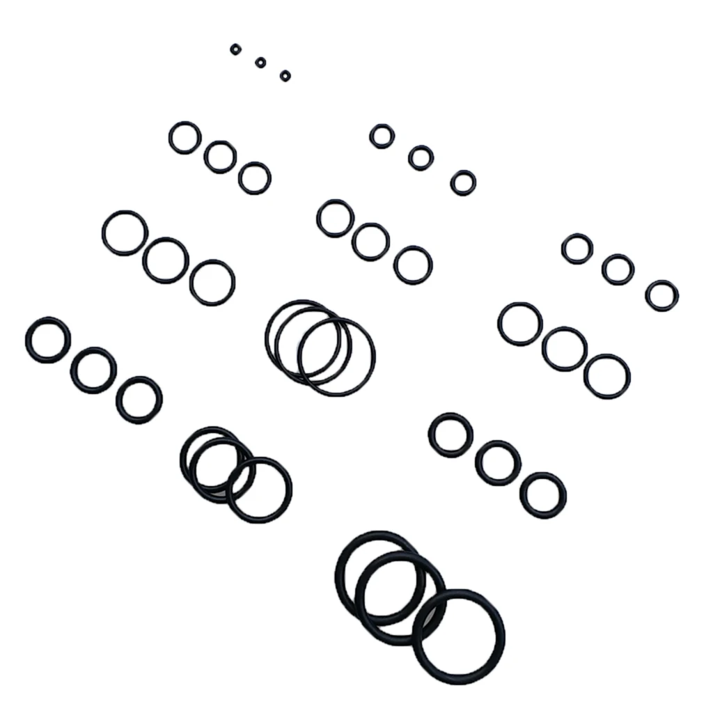 Juego de juntas tóricas para buceo, mangueras de uso técnico, anillos reguladores BCD, juntas tóricas duraderas y de larga duración, 36 unids/set