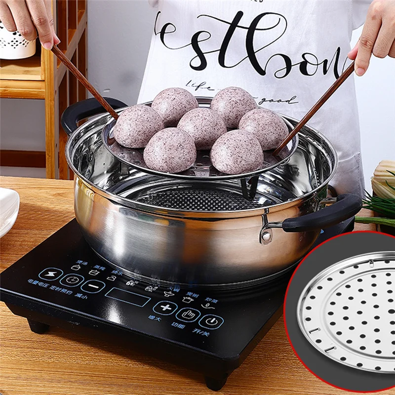 Multifunction Stainless Steel Steamer Rack Tableware Shelf Folding Dumplings Tray Steam Cooker Stand Kitchen Cooking Accessories