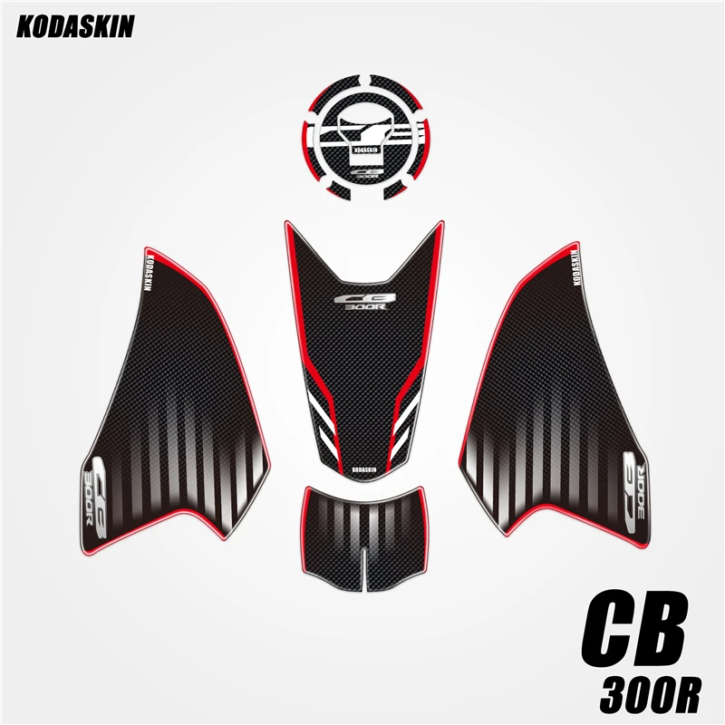 Motorcycles 3D Printing Tank Pad Gas Oil Decoration Sticker Motor Protection Sticker For Honda CB300R CB 300R accessories