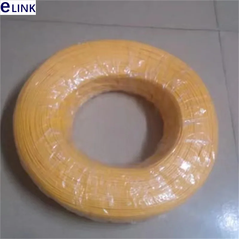 Tabung longgar serat optik 3.0mm 500mtr, pipa kosong kuning tanpa serat optik