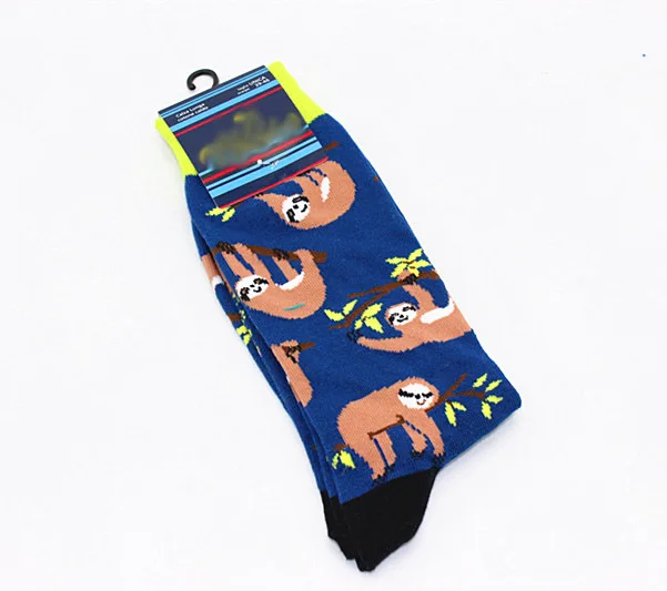 Hot Mens sock Brand Diamond Ramen Astronaut Pattern Hip hop Cool Socks for Men Winter Thick Long Skate Funny Socks Colorful