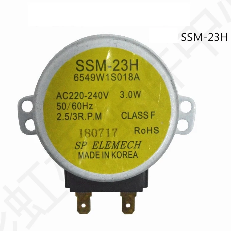 microwave oven tray synchronous motor SSM-23H 6549W1S018A for lg parts for microwave oven accessories