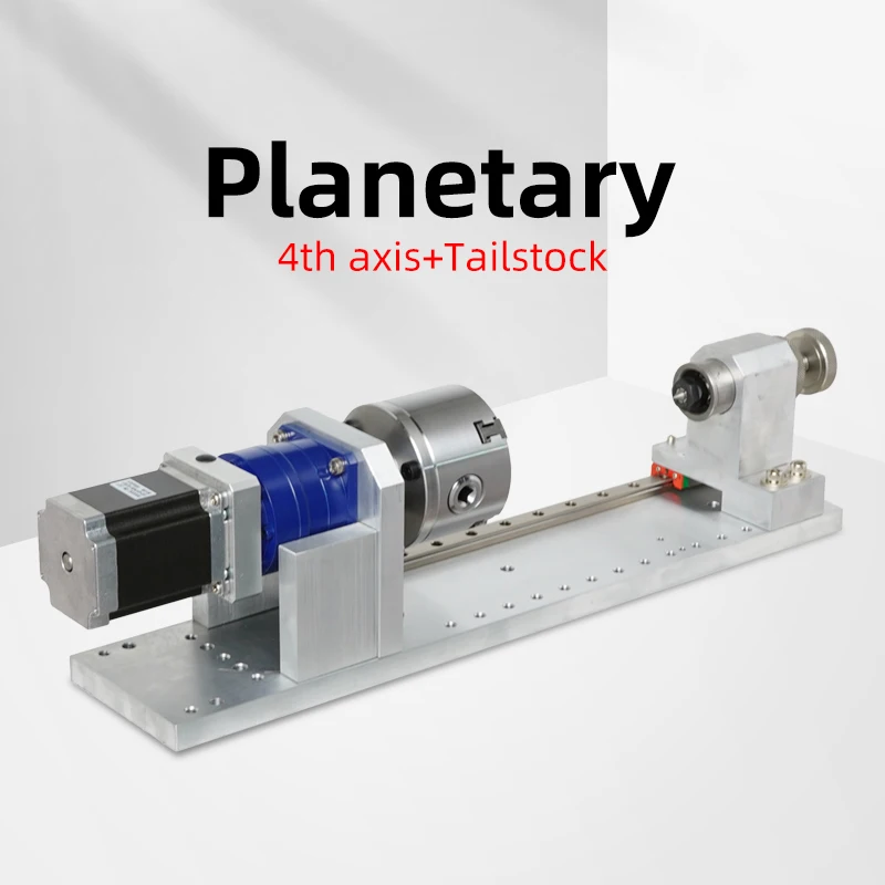 80mm jaw chuck CNC 4th axis rotary wood router accessories  for cnc engraving machine cnc kit 4 axis