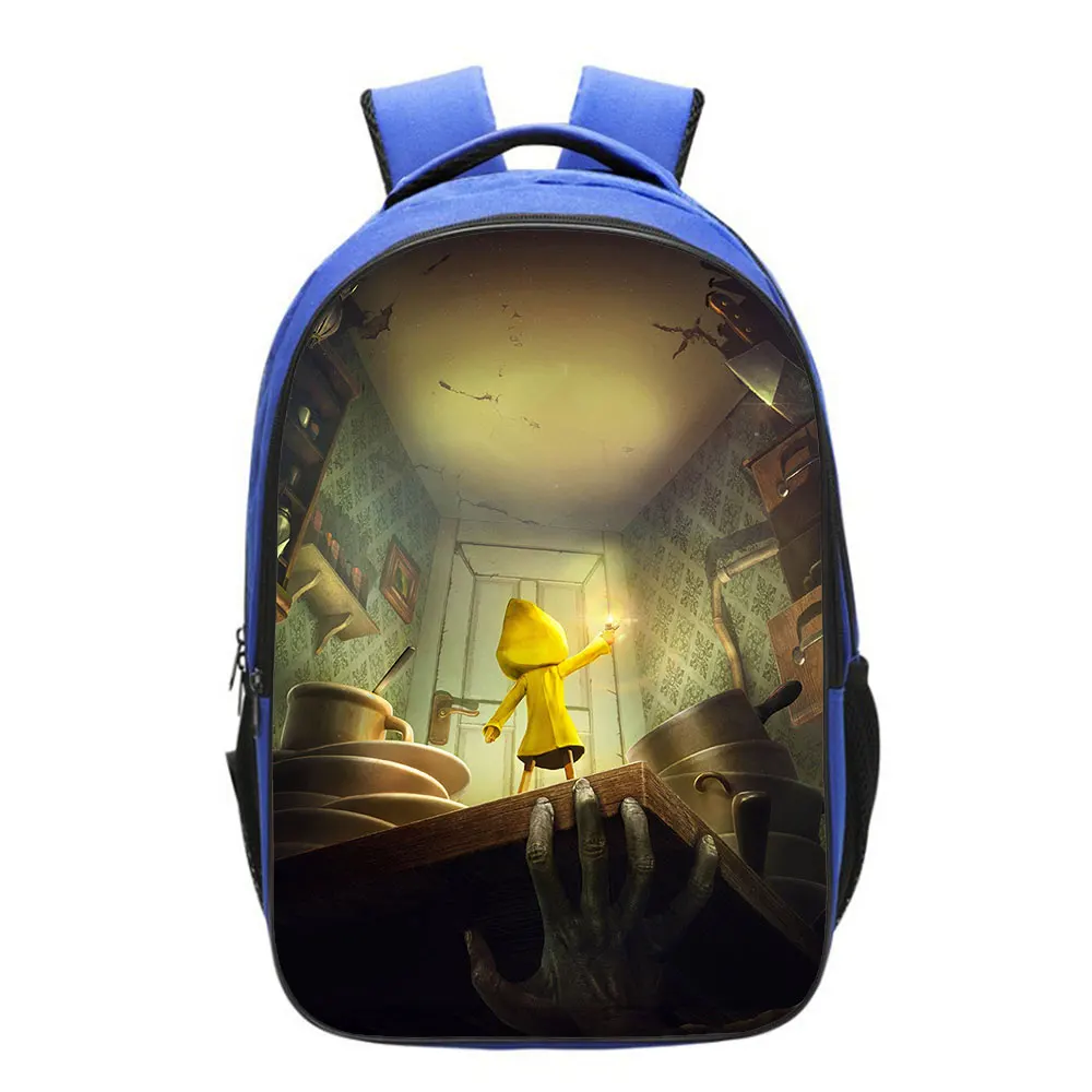 Casual Little Nightmares 2 Backpack Boys School Bag Men  Rucksack School Bag Teens Daily New Adventure Game Knapsack Mochilas