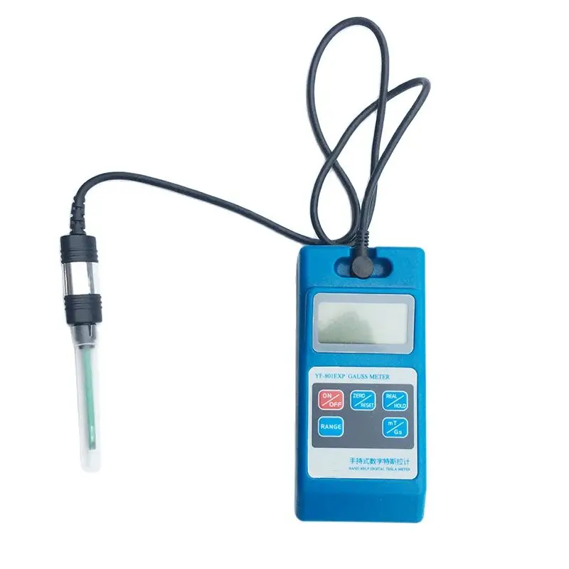 YF-801EXP Intelligent Digital Gauss Meter Fluxmeter Tesla Meter Magnetometer Residual Magnetic Testing Instrument