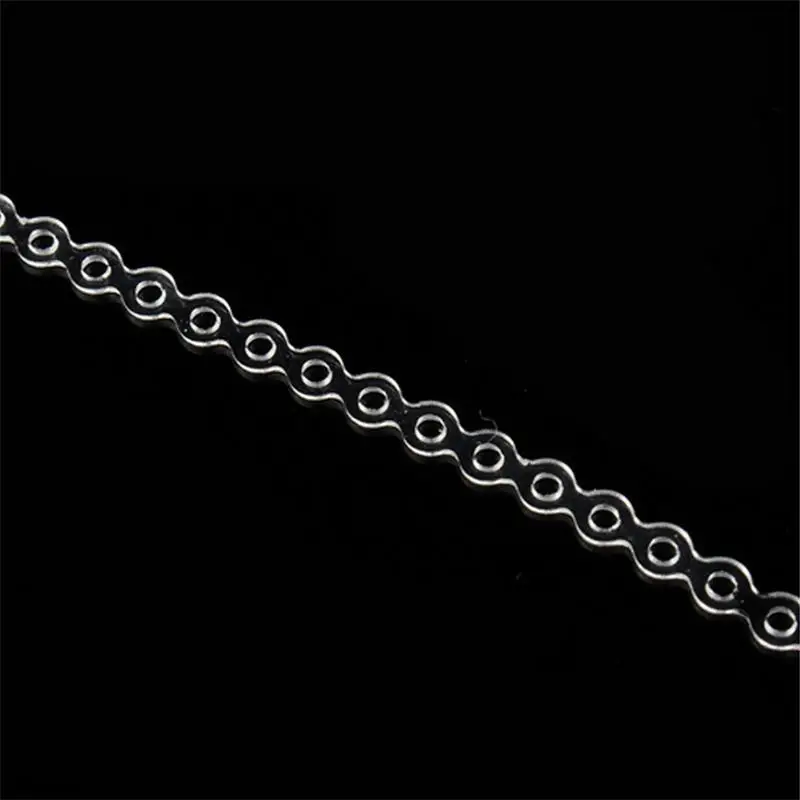 Elastic Clear Ultra Power Chain Rubber Band, Ferramenta Odontológica, Materiais de Ortodontia Dentária, Alta Resistência, 3 Tipos, Limpar