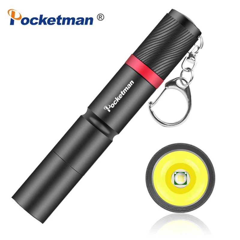 Portable Mini Flashlight Pocket Torch IP67 Waterproof Pen Light Emergency Flashlight Outdoor Mini Torch Aluminum Alloy