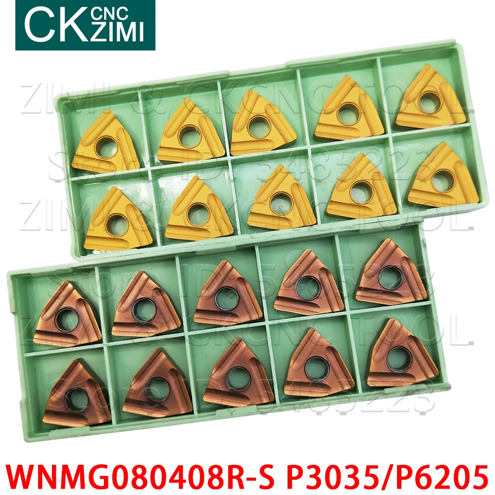 WNMG080408R-S P3035 WNMG080408R-S P6205 Làm Khe Biến Dạng Kim Loại CNC Tiện Dụng Cụ WNMG 080408 R Cho Thép Không Gỉ